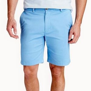 Massimo Dutti Waxed Cotton Bermuda Light Blue shorts NWT